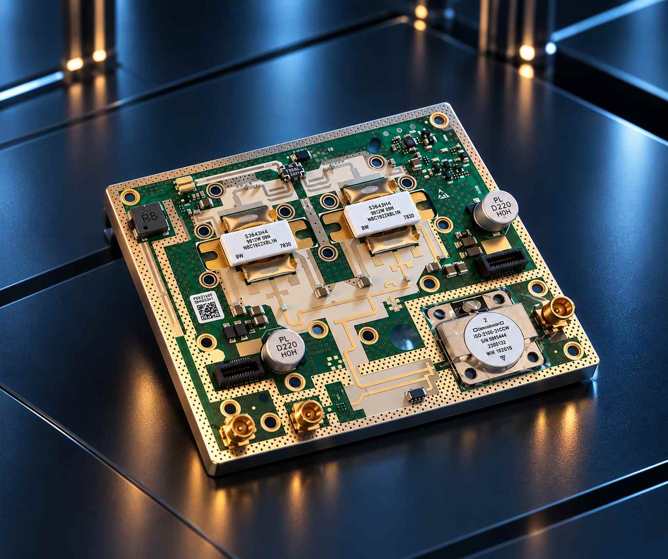 Multi-die RF Module Assembly board